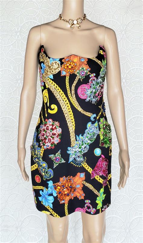 versace heart dress